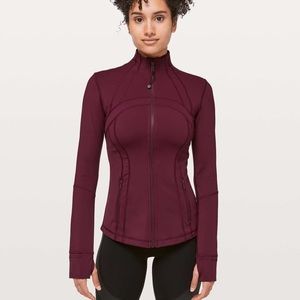 Lululemon define jacket in burgundy